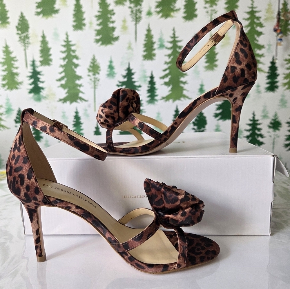 Jessica Simpson Leopard Print Heels